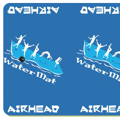 Airhead 11 x 5 Foot WaterMat Roll N Go Swimming Lake Flotation Device, Blue