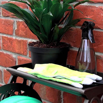 Liberty Garden Decorative Metal Garden Water Hose Wall Mounted Reel (Used) - VMInnovations