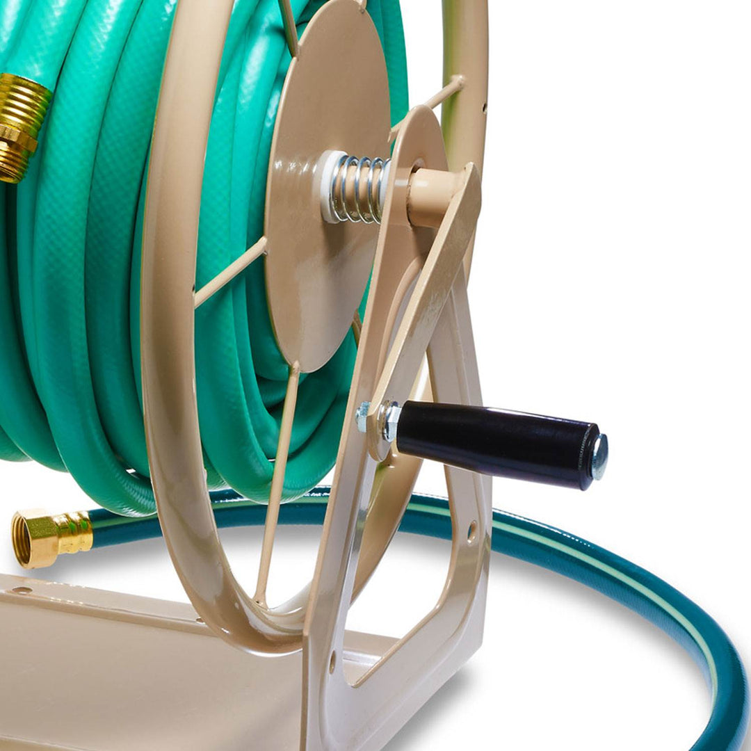Liberty Garden 200' of 5/8" Hose Purpose Steel Garden Storage Reel(Open Box) - VMInnovations