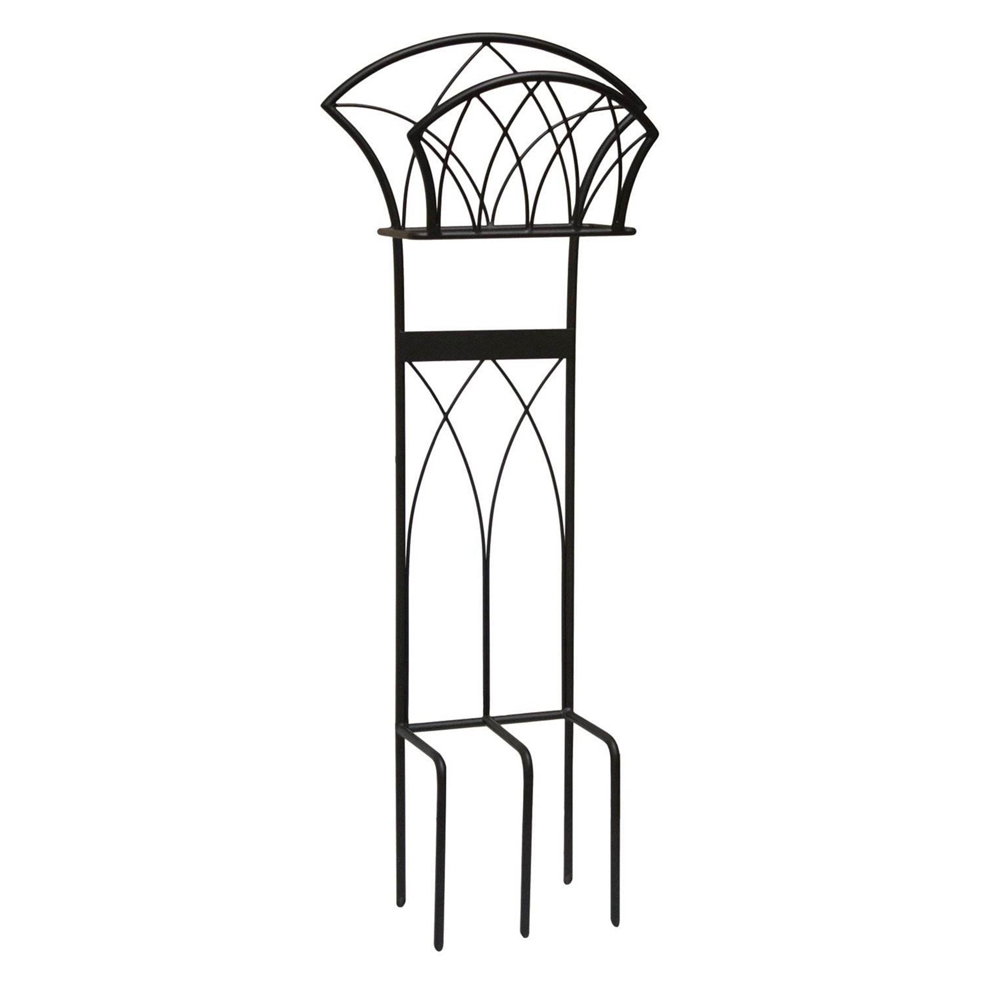 Liberty Garden Steel Decorative Garden Hose Stand with Gothic Design (Open Box) - VMInnovations