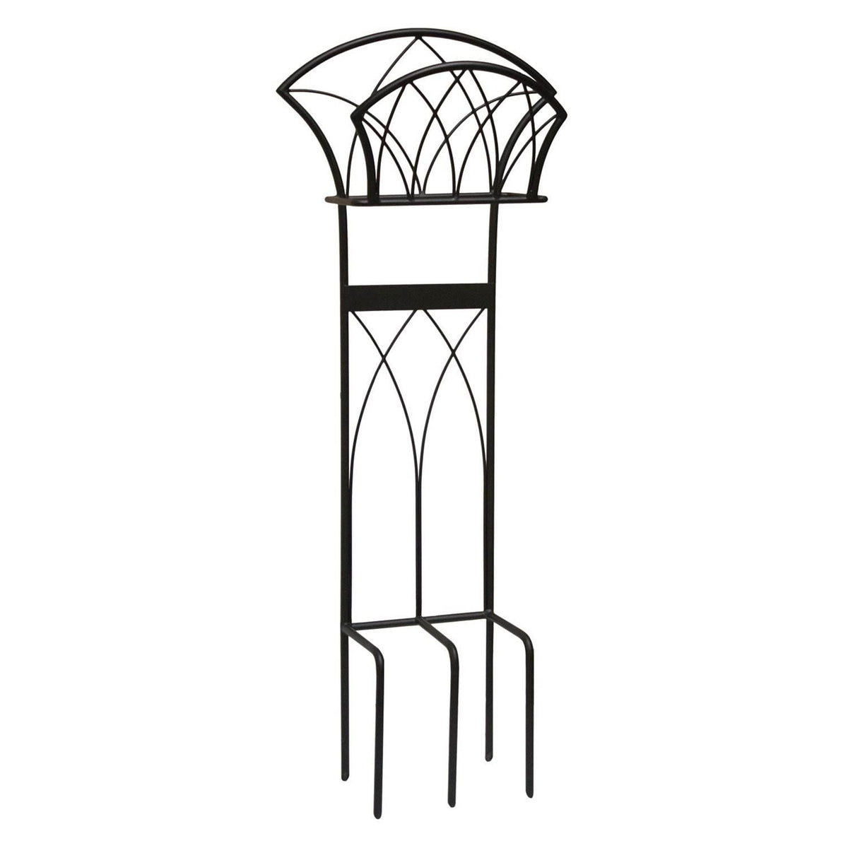 Liberty Garden Steel Decorative Garden Hose Stand with Gothic Design (Damaged)