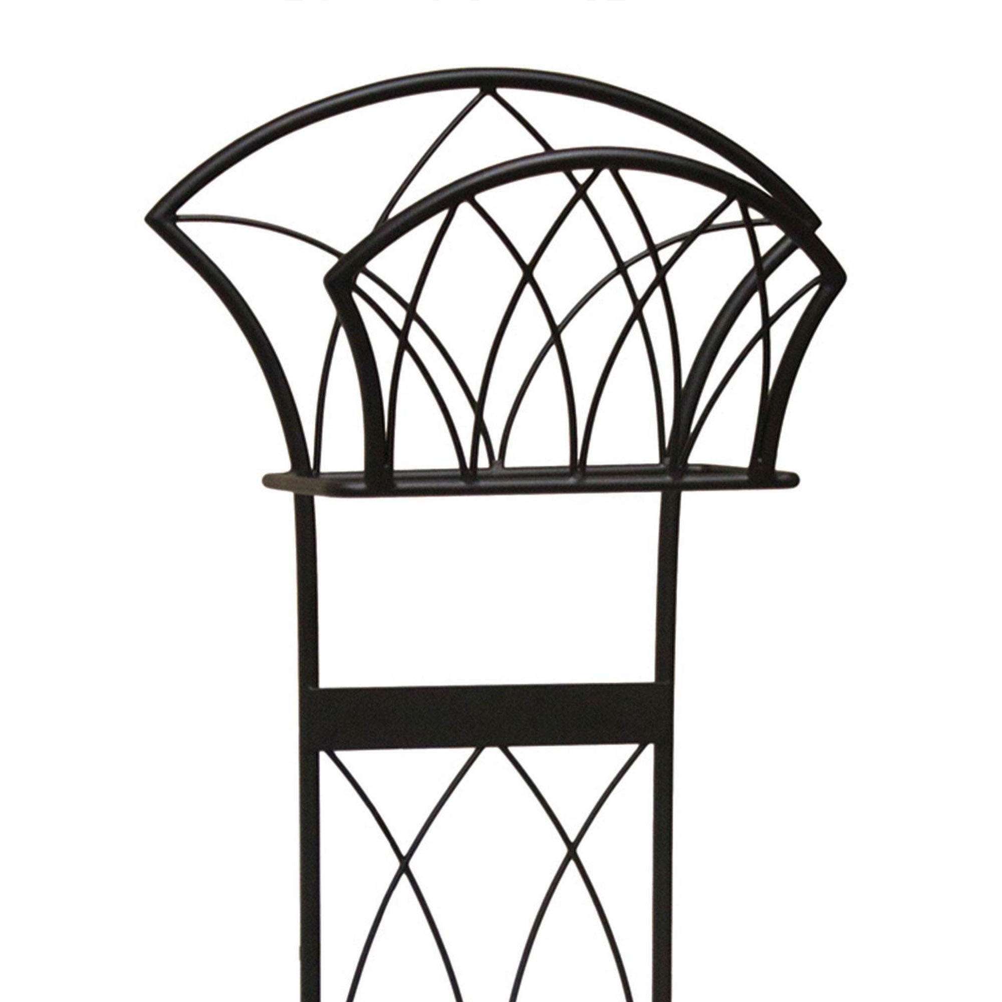 Liberty Garden Steel Decorative Garden Hose Stand with Gothic Design (Open Box) - VMInnovations