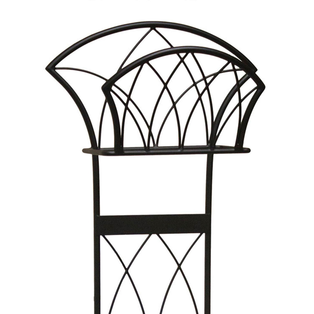 Liberty Garden Steel Decorative Garden Hose Stand with Gothic Design (Open Box) - VMInnovations