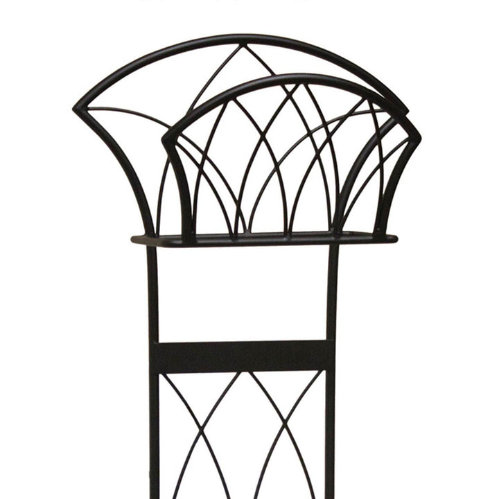 Liberty Garden Steel Decorative Garden Hose Stand with Gothic Design (Open Box) - VMInnovations