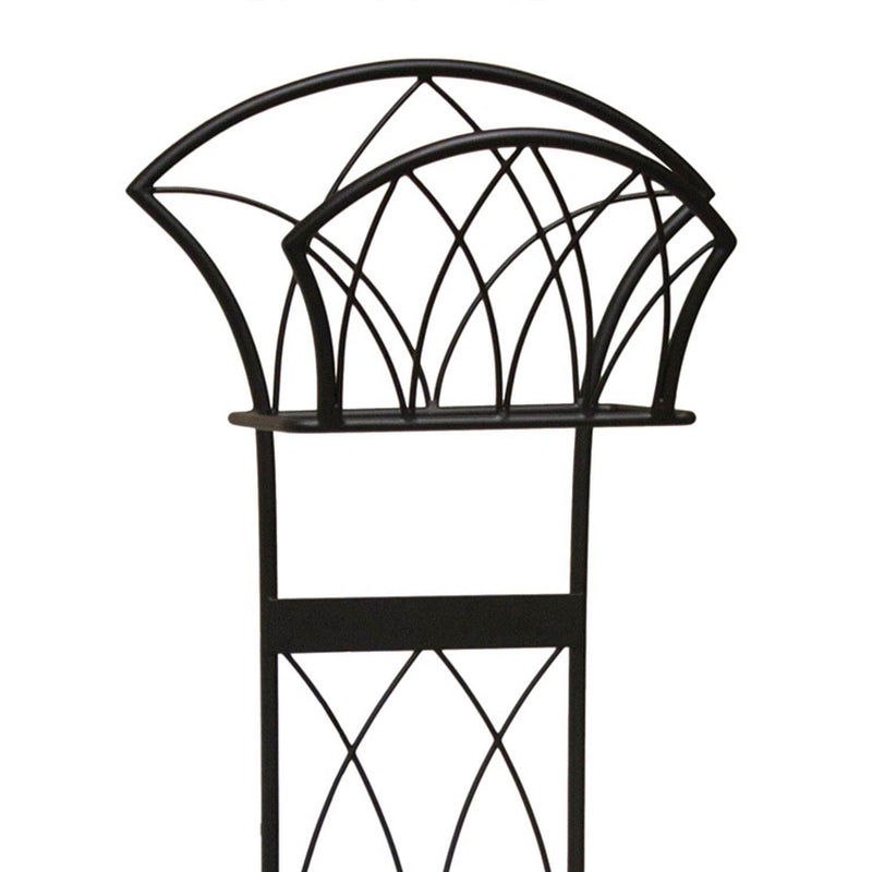 Liberty Garden LBG116 Steel Decorative Garden Hose Stand with Gothic Design