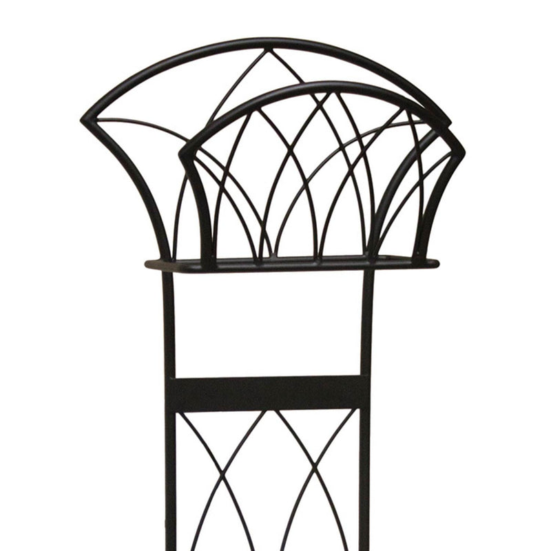 Liberty Garden Steel Decorative Garden Hose Stand with Gothic Design (Open Box)