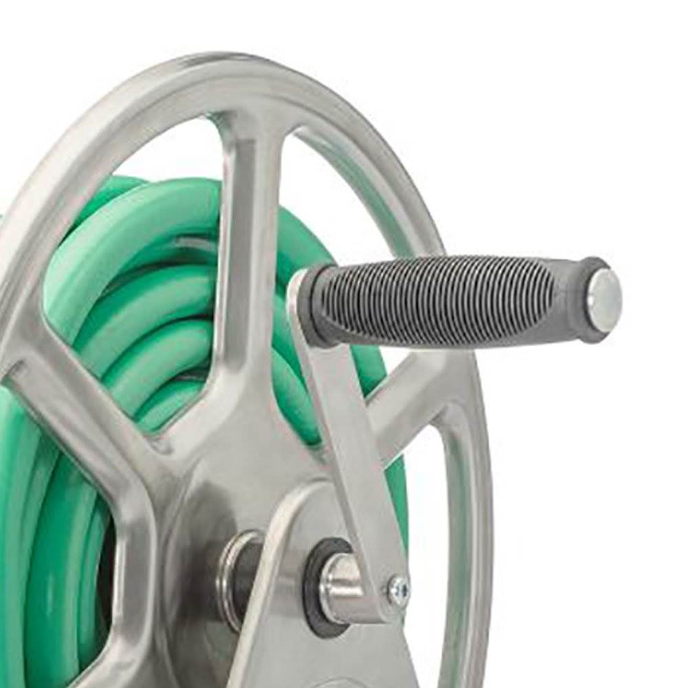 Liberty Garden LBG709S2 Dual-Mounted Steel Garden Hose Reel (Open Box)