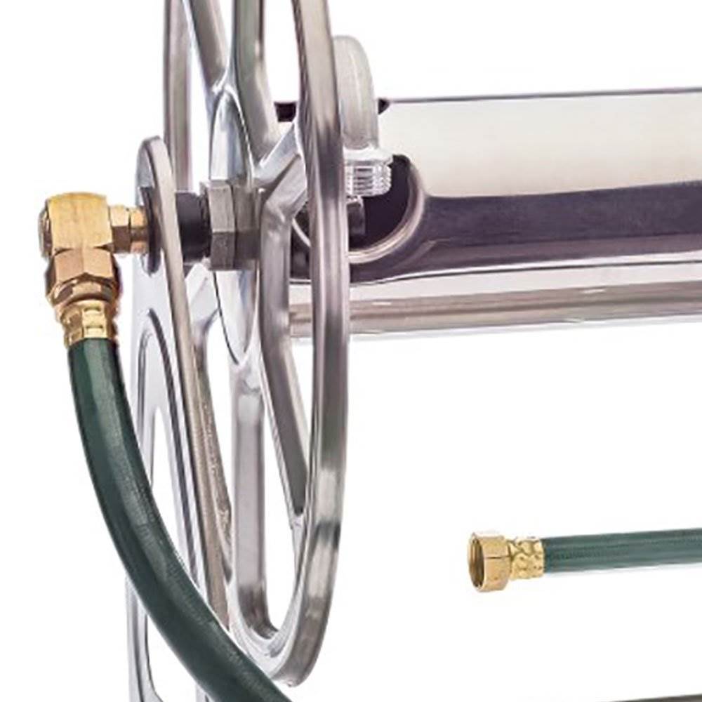 Liberty Garden LBG709S2 Dual-Mounted Steel Garden Hose Reel (Open Box)