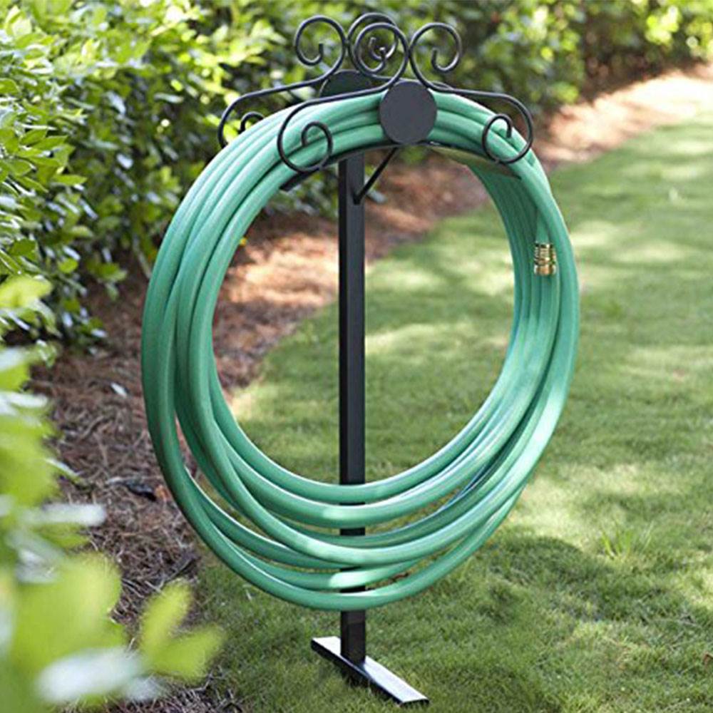 Liberty Garden Steel Decorative Garden Water Hose Holder Storage Stand(Open Box) - VMInnovations