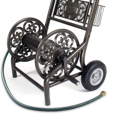 Liberty Garden 301 2 Wheel Outdoor Garden Water Hose Reel Storage Holder & Cart - VMInnovations