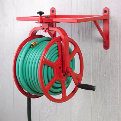 Liberty Garden Revolution Industrial Grade Garden Hose Holder Reel (Damaged)