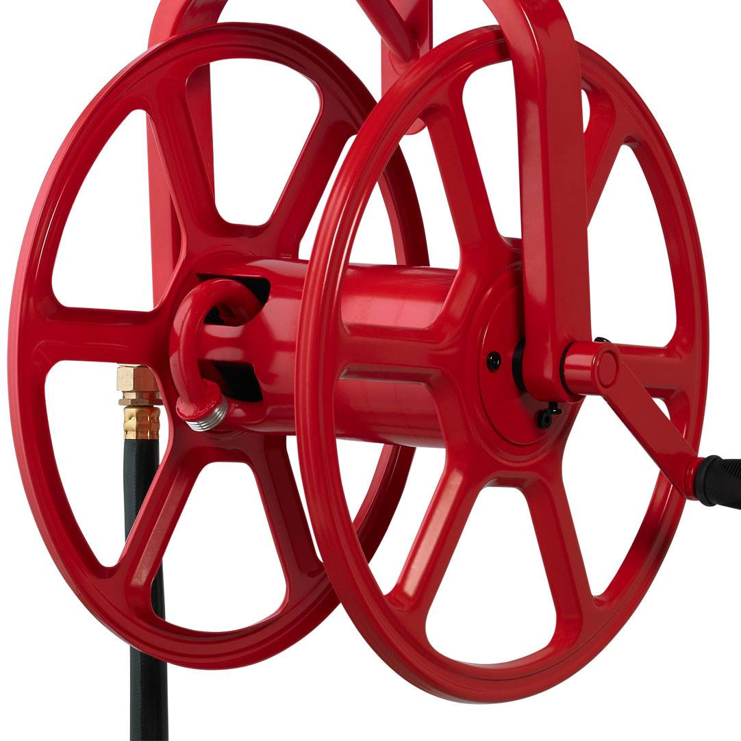 Liberty Garden Revolution Industrial Grade Garden Hose Holder Reel (Damaged)