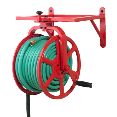Liberty Garden Revolution Industrial Grade Garden Hose Holder Reel (Damaged)