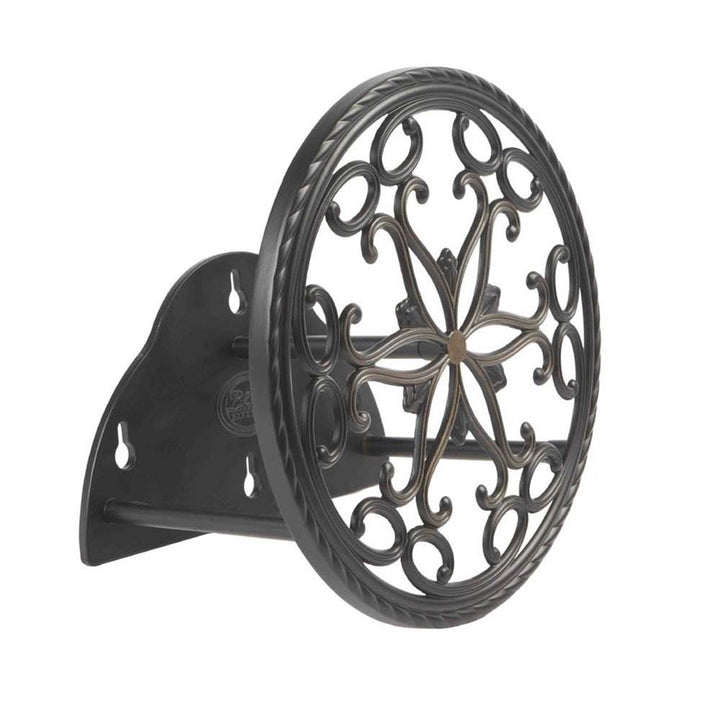 Liberty Garden LBG671 Aluminum Decorative Wall Mount Butler Garden Hose Reel - VMInnovations