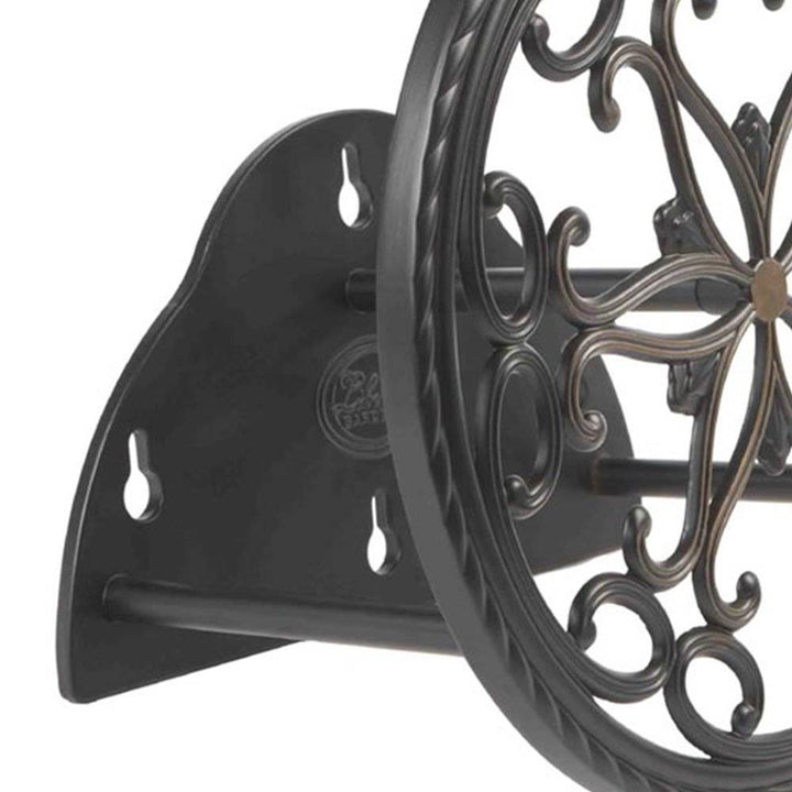 Liberty Garden LBG671 Aluminum Decorative Wall Mount Butler Garden Hose Reel - VMInnovations