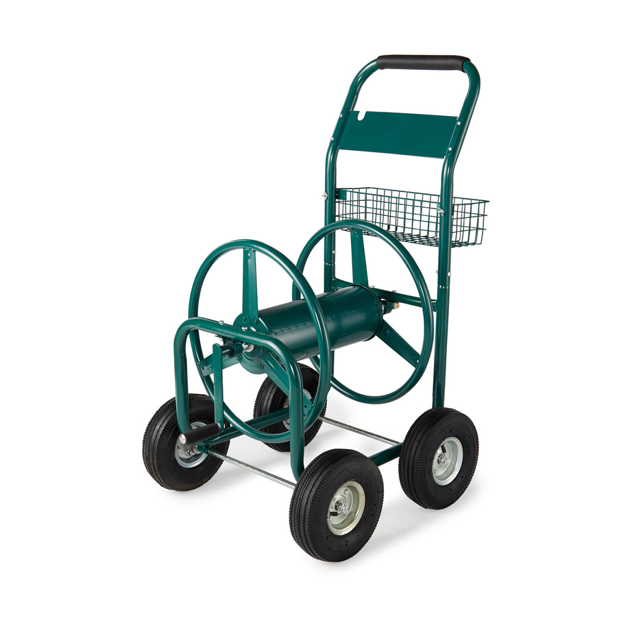 Liberty Garden Products 4 Wheel Hose Reel Cart Holds up to 350 Feet (Open Box) - VMInnovations