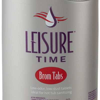 Leisure Time Low Odor Spa Disinfectant Brominating Chemical Tablets, 4 Pounds