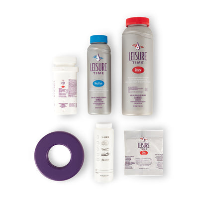 Leisure Time Bromine Chemical Full Starter Spa Sanitizer and Maintenance Kit