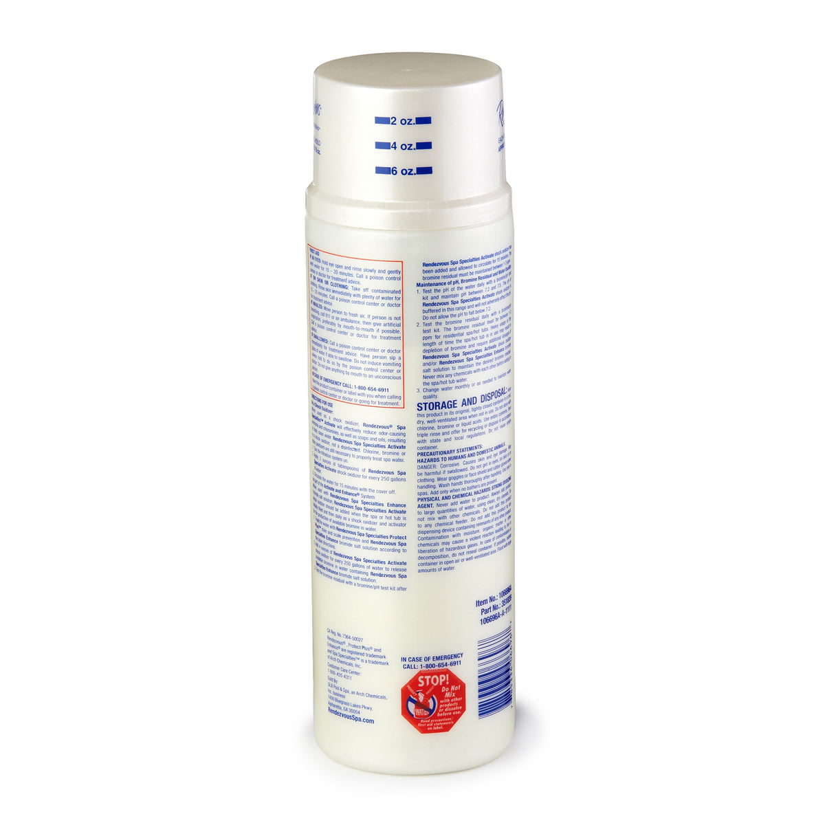 Rendezvous Spa Specialties Activate Chlorine Free Oxidizer System (Open Box)