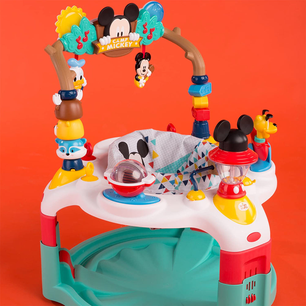 Bright Starts Mickey Mouse Baby Bouncer Activity Play Center, For 6 to 12 Months - VMInnovations