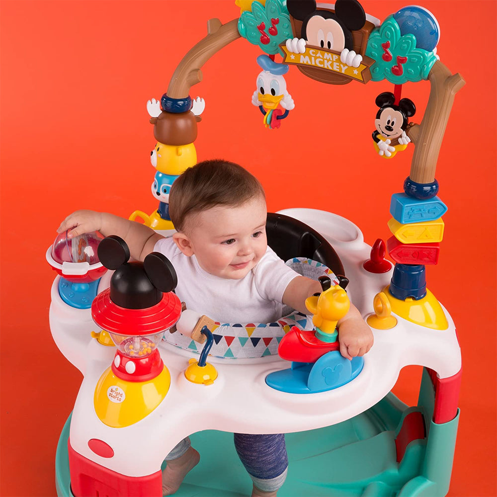 Bright Starts Mickey Mouse Baby Bouncer Activity Play Center, For 6 to 12 Months - VMInnovations