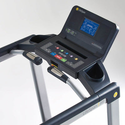 Lifespan Fitness TR3000i Quiet EZfold Bluetooth Shock Absorbing Sensor Treadmill