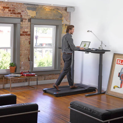 LifeSpan Space Save Easy Storage Compact Lightweight Under Desk Treadmill (Used)