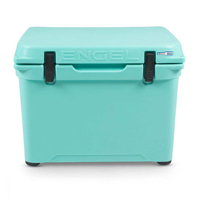 ENGEL 48 Quart 60 Can High Performance Roto Molded Ice Cooler Chest, Sea Foam