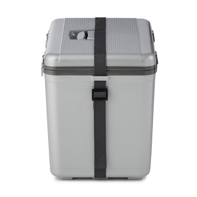 Engel Coolers 30 Quart 48 Can Insulated Mobile Cooler Drybox, Silver (Used)