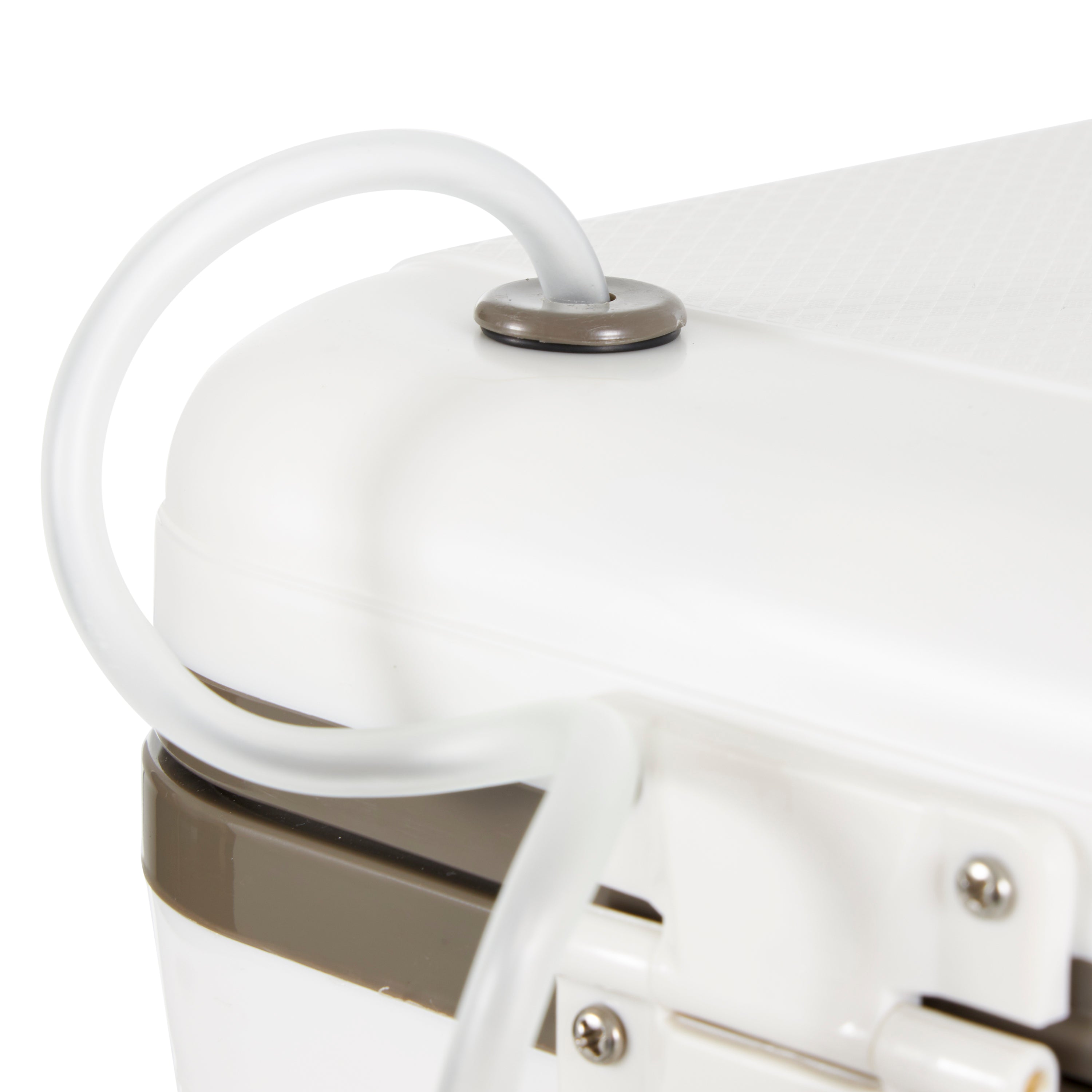 Engel 30-Quart Bait Box and Cooler with Rod Holders, White (Open Box) - VMInnovations