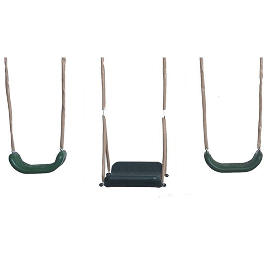 XDP Recreation Play Kids Backyard Playset Swing Set w/ Slide & See Saw(Open Box) - VMInnovations