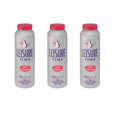 Leisure Time 22337A Spa 56 Chlorinating Granules for Spas and Hot Tubs (3 Pack)