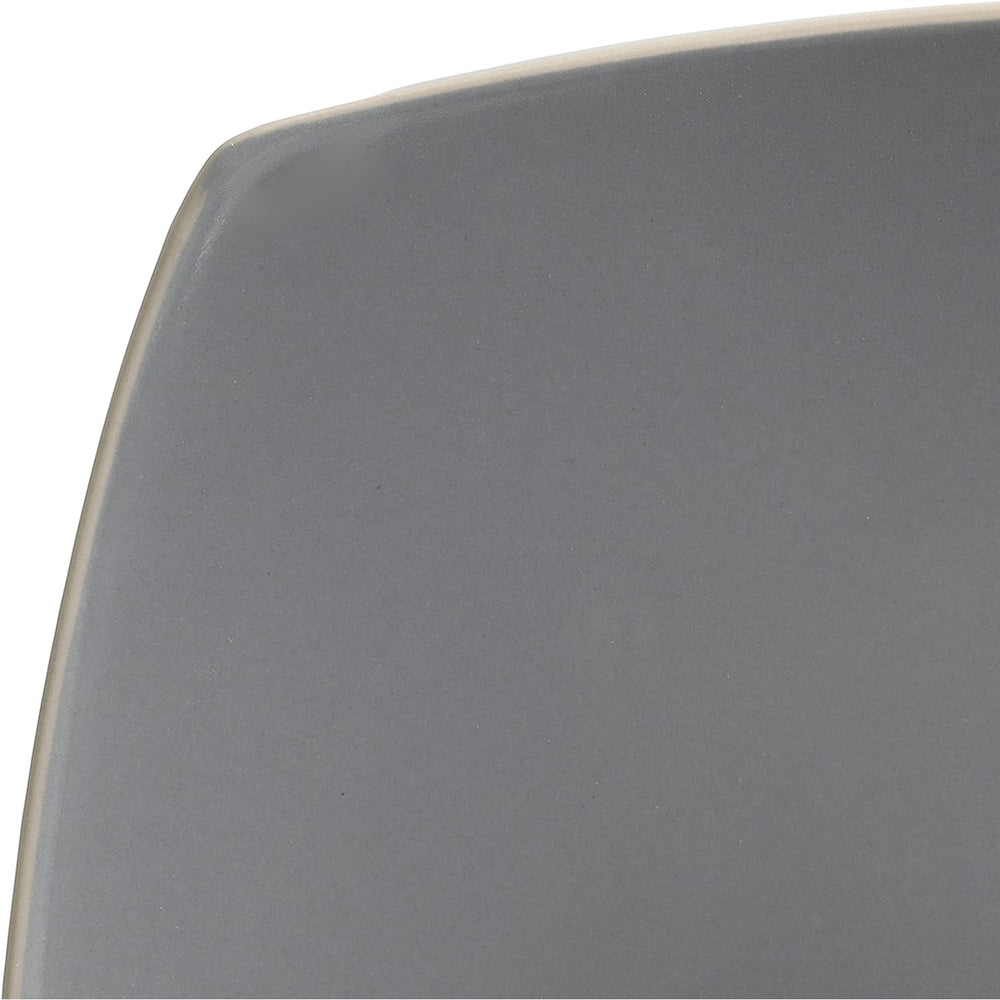 Gibson Elite Soho Lounge 16 Piece Plates, Bowls, & Mugs Dinnerware Set, Gray - VMInnovations