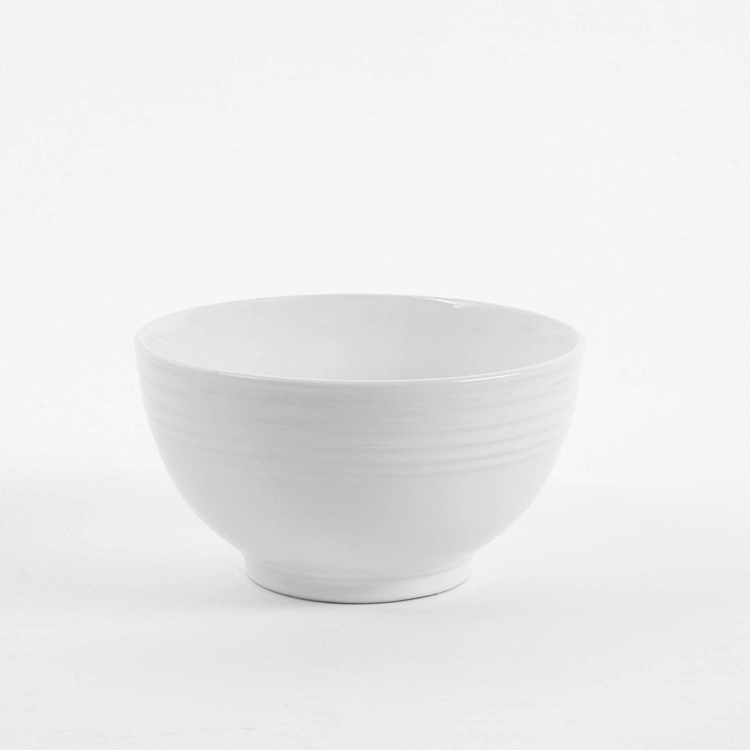 Gibson Home Cafe 12pc Stoneware 4 Person Dinnerware Serving Set, White(Open Box) - VMInnovations