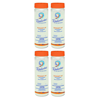 Rendezvous Spa Specialties Alkalinity Up Swimming Pool Testing Balancer (4 Pack)