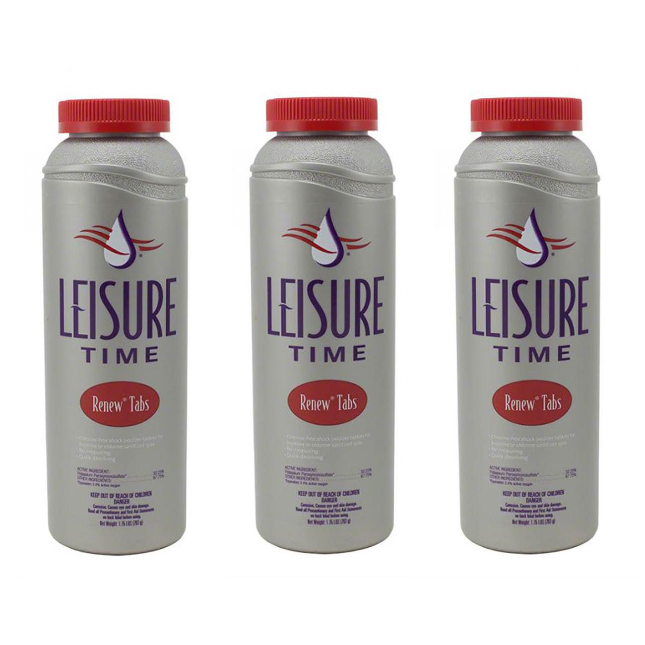 Leisure Time Spa Support System Chlorine Free Shock Oxidizer Tablets (3 Pack)