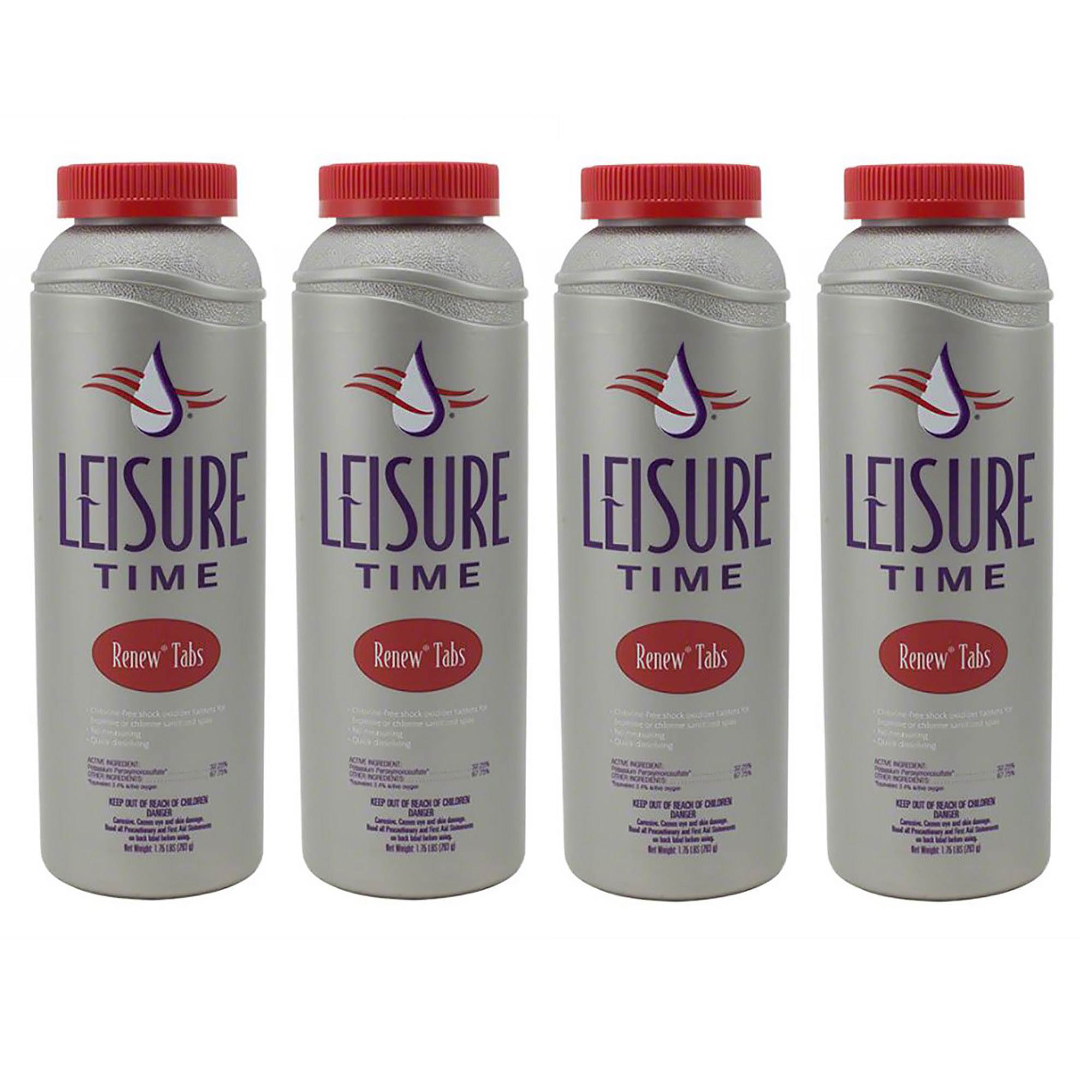 Leisure Time Spa Support System Chlorine Free Shock Oxidizer Tablets (4 Pack)