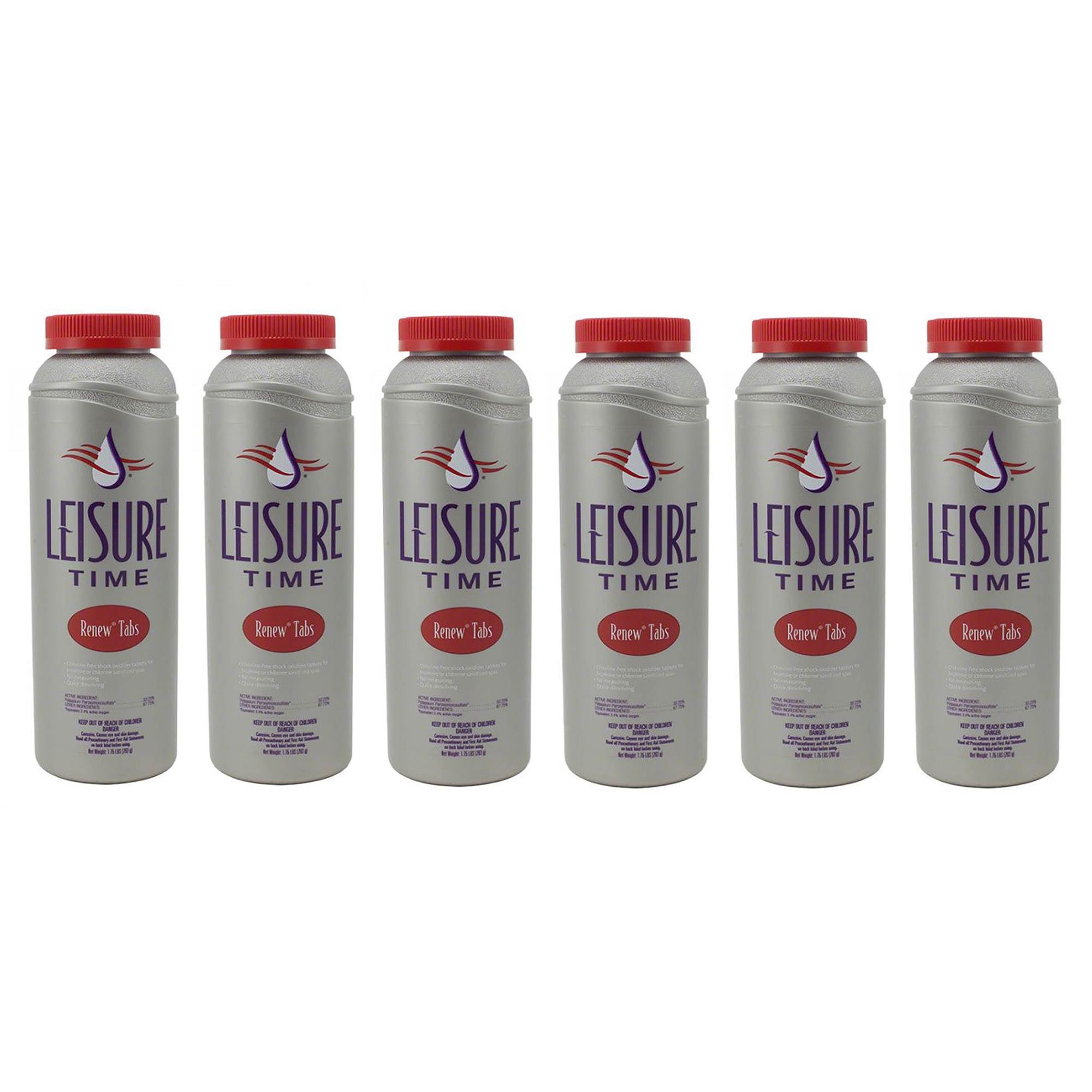 Leisure Time Spa Support System Chlorine Free Shock Oxidizer Tablets (6 Pack)
