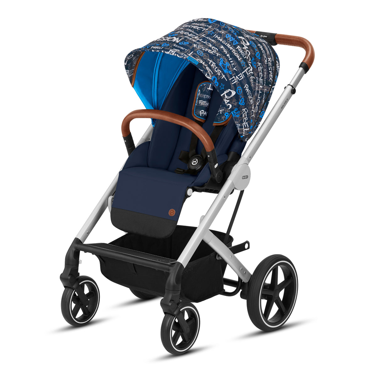 Cybex Balios S Convertible Baby Stroller with Sun Canopy, Trust Blue (Open Box)