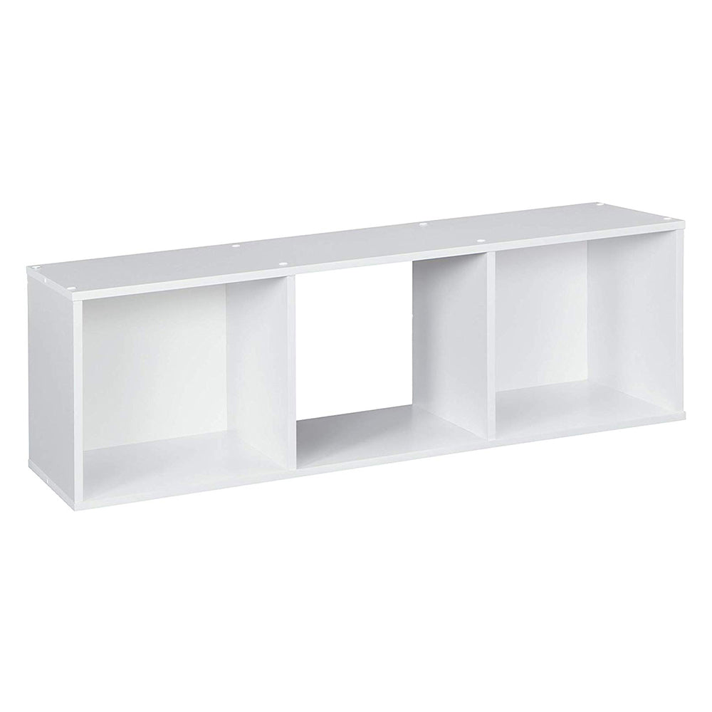 Closetmaid Decorative Home Stackable 3 Cube Cubeicals Organizer Storage, White