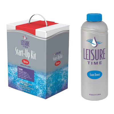 Leisure Time Chlorine Spa Sanitizer w/ Maintenance Kit & Foam Down Suppressant
