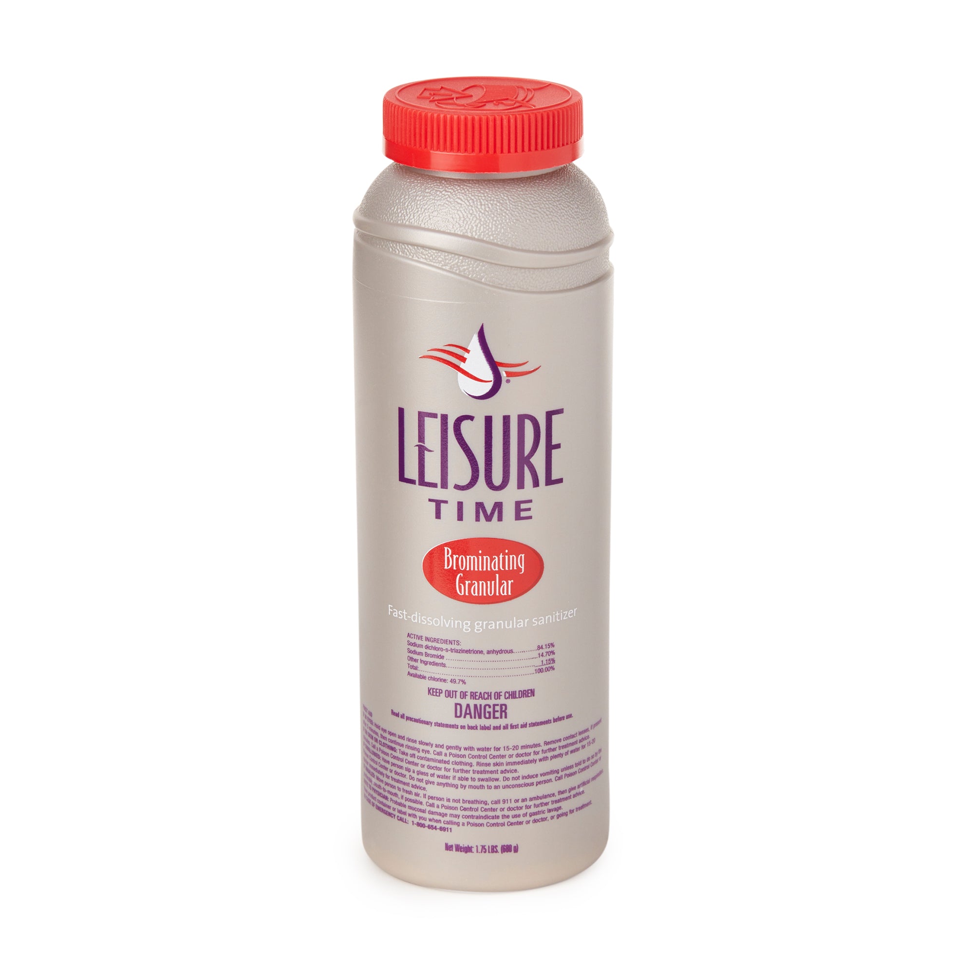 Leisure Time Pool and Hot Tub Spa Sanitizer Granular, 1.75 Pounds (Open Box)