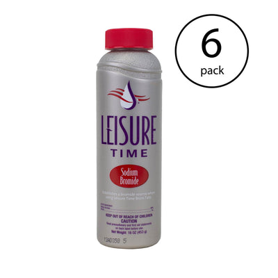 Leisure Time BE1 Pool & Hot Tub Spa Sodium Bromide Cleaner Tablets (6 Pack)