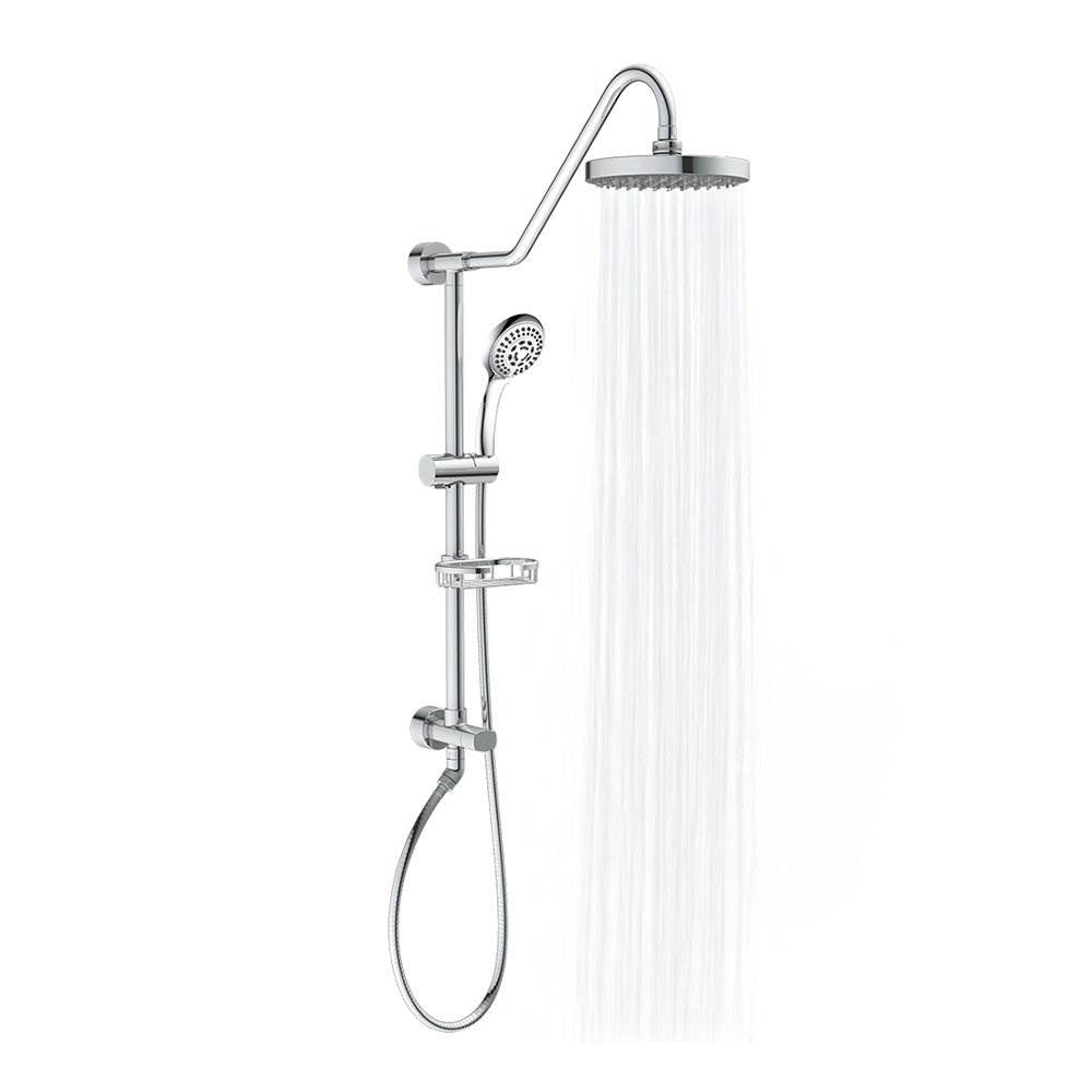 Pulse ShowerSpas Shower Head Handheld Rain Fall Spa System, Chrome (Open Box) - VMInnovations
