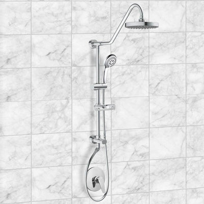 Pulse ShowerSpas Shower Head Handheld Rain Fall Spa System, Chrome (Open Box) - VMInnovations