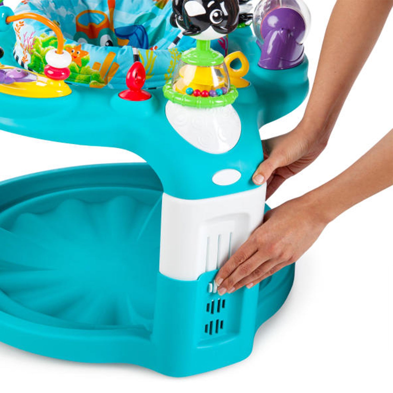 Baby Einstein Lights & Sea Activity Gym & Saucer Bounce Chair w/ Toys (Open Box)
