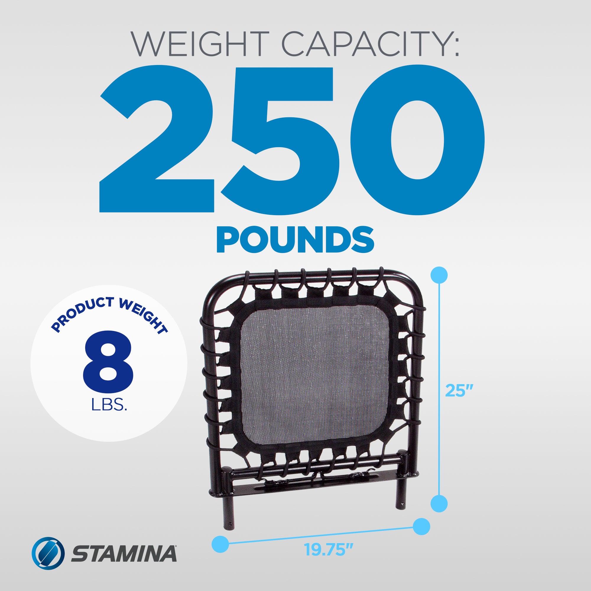 Stamina Products AeroPilates Cardio Reformer Rebounder Trampoline Pad with Video