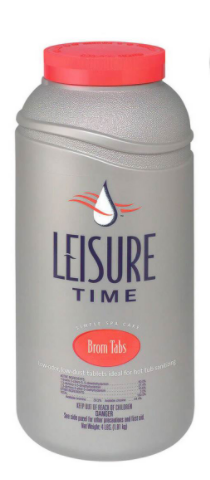 Leisure Time Low Odor Disinfectant Brominating Chemical Tablets, 4 lbs (6 Pack)