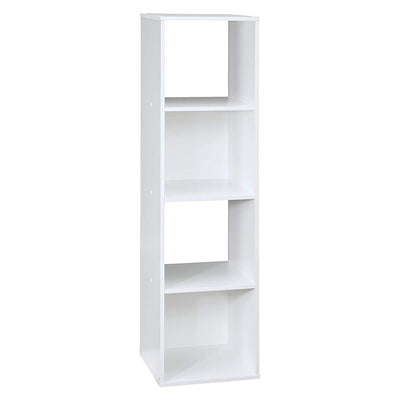 Closetmaid Home Stackable 4-Cube Cubeicals Organizer Storage, White (Open Box)
