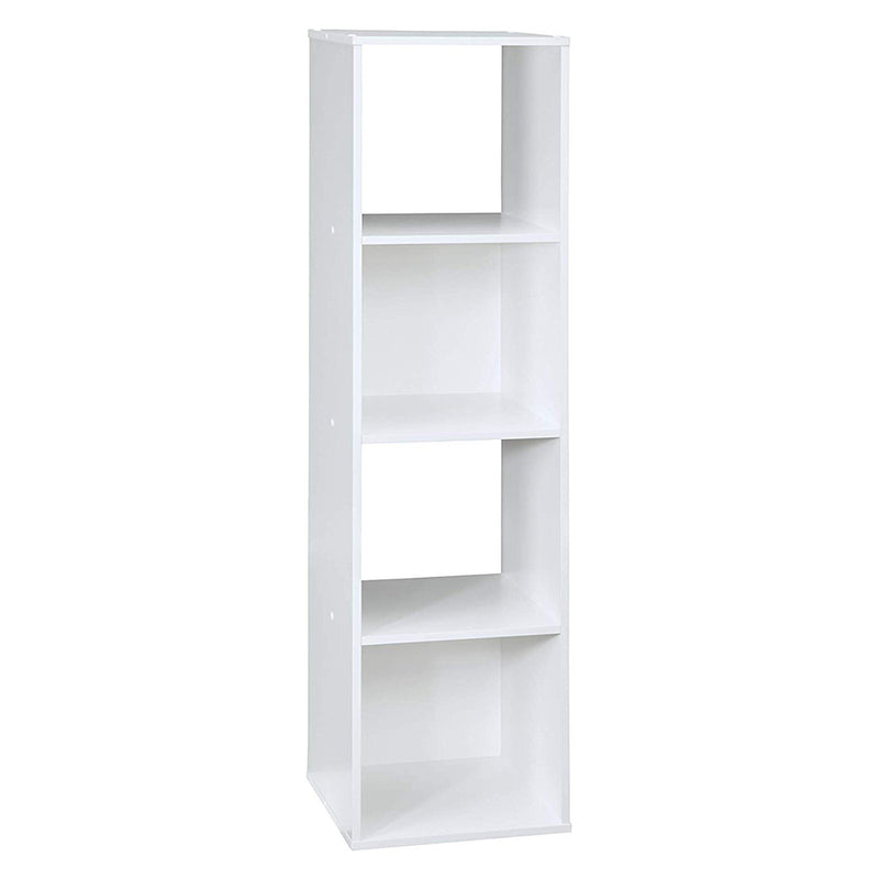 Closetmaid Decorative Home Stackable 4-Cube Cubeicals Organizer Storage, White